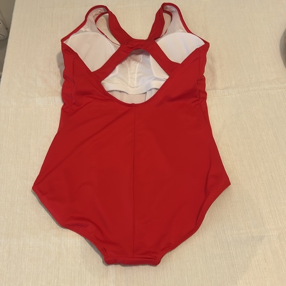 Baleaf Red Athletic Racerback UPF 50 One Piece Swimsuit Women Size 38 NWT - Picture 10 of 16